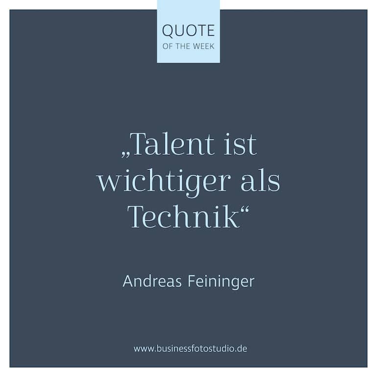 Talent ist wichtiger als Technik